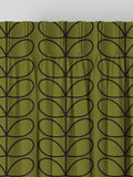 Orla Kiely Olive Green Linear Stem made to measure curtains (British brand)