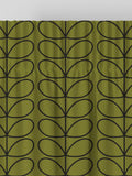 Orla Kiely Olive Green Linear Stem made to measure curtains (British brand)