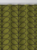 Orla Kiely Olive Green Linear Stem made to measure curtains (British brand)