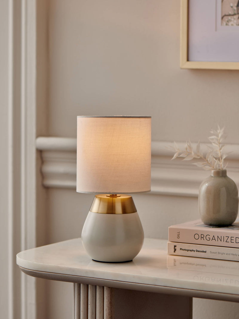 Kit table lamp champagne gold, UK version