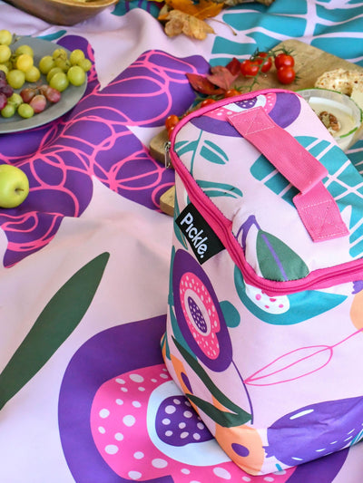 Pickle Picnic Hellrosa 3-in-1 Kühltaschen-Set