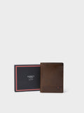 Osprey London brown leather wallet with coin pocket - British product