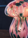 Pink confetti toadstool battery operated feature light 15.5cm, imported from the UK