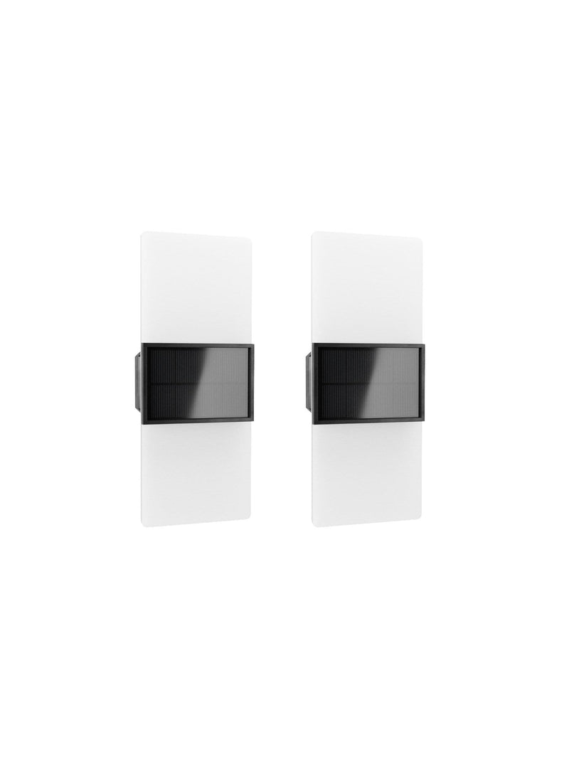 SolarCentre Gemini solar wall light set of 2 (British brand)
