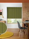 Orla Kiely roller blinds Olive Green Linear Stem made to measure, UK version