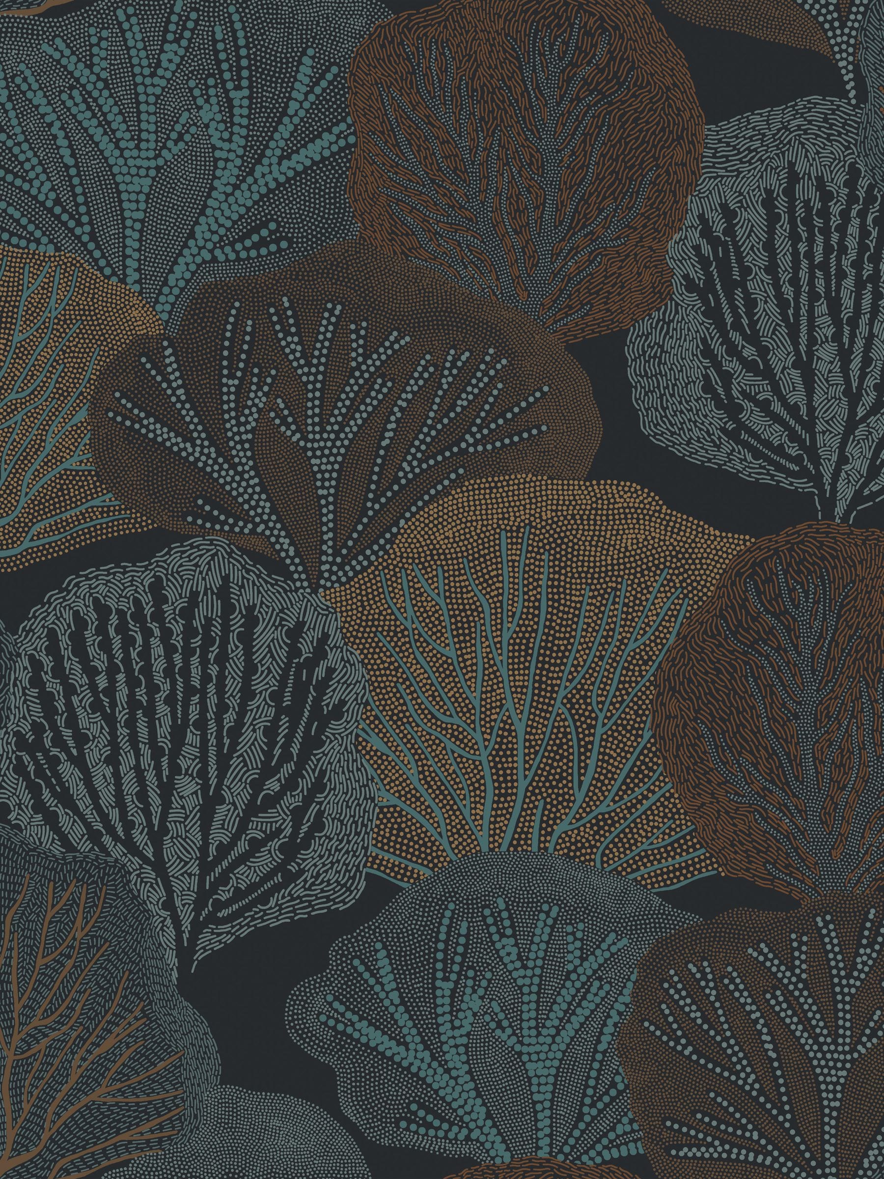 Graham & Brown Twyla Midnight wallpaper sample, UK version