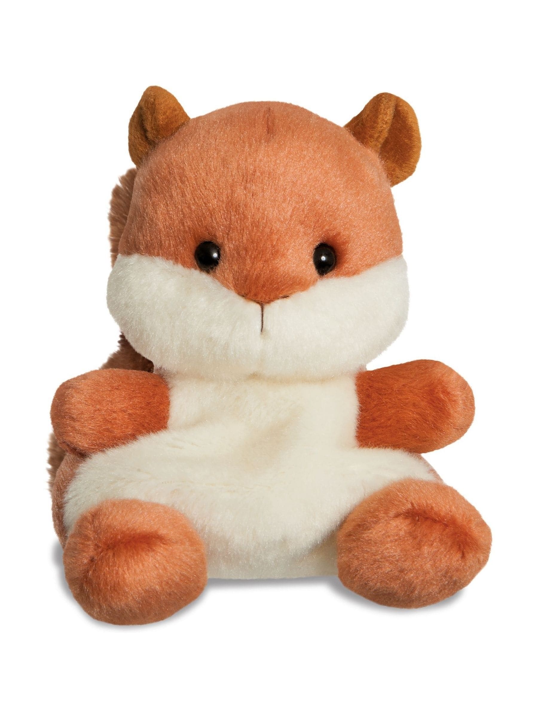 Aurora World Palm Pals Nibbles Squirrel 10cm plush, imported from the UK
