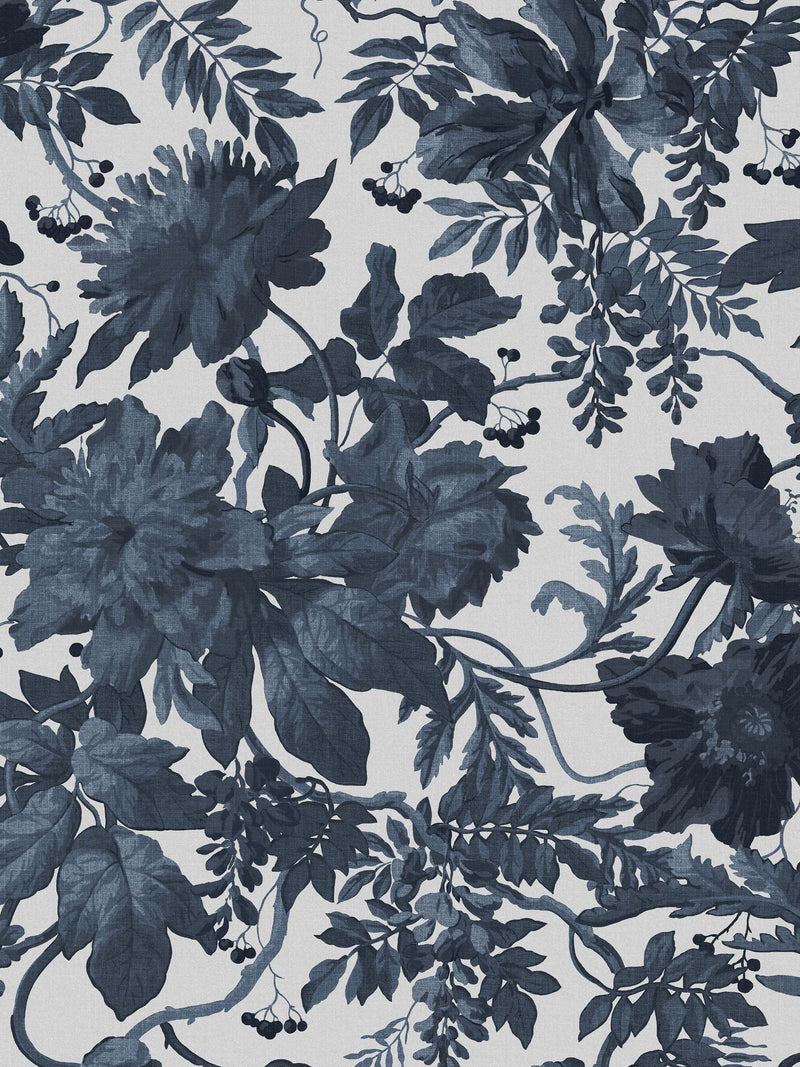 Graham & Brown Blue Enzia wallpaper sample - British product