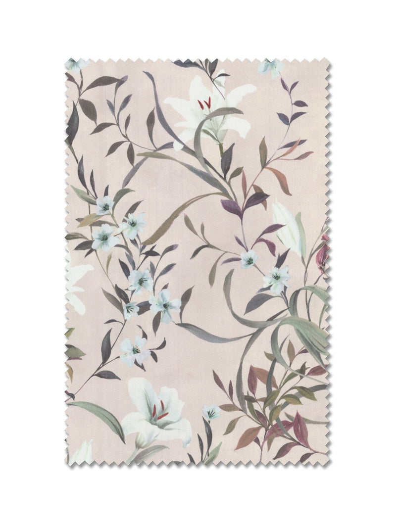 Next Pink Lily Floral made to measure curtains 100% cotton (British brand)