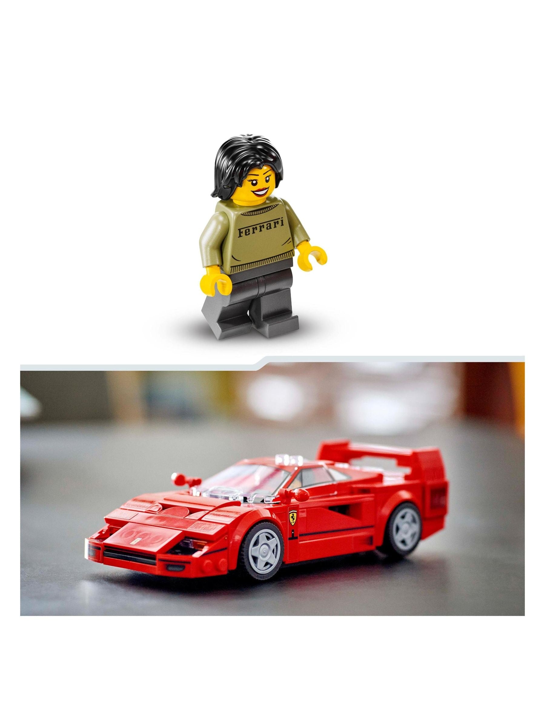 LEGO Speed Champions Ferrari F40 car toy 318 pieces, imported from the UK