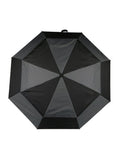 Totes black auto open close double canopy umbrella - British product