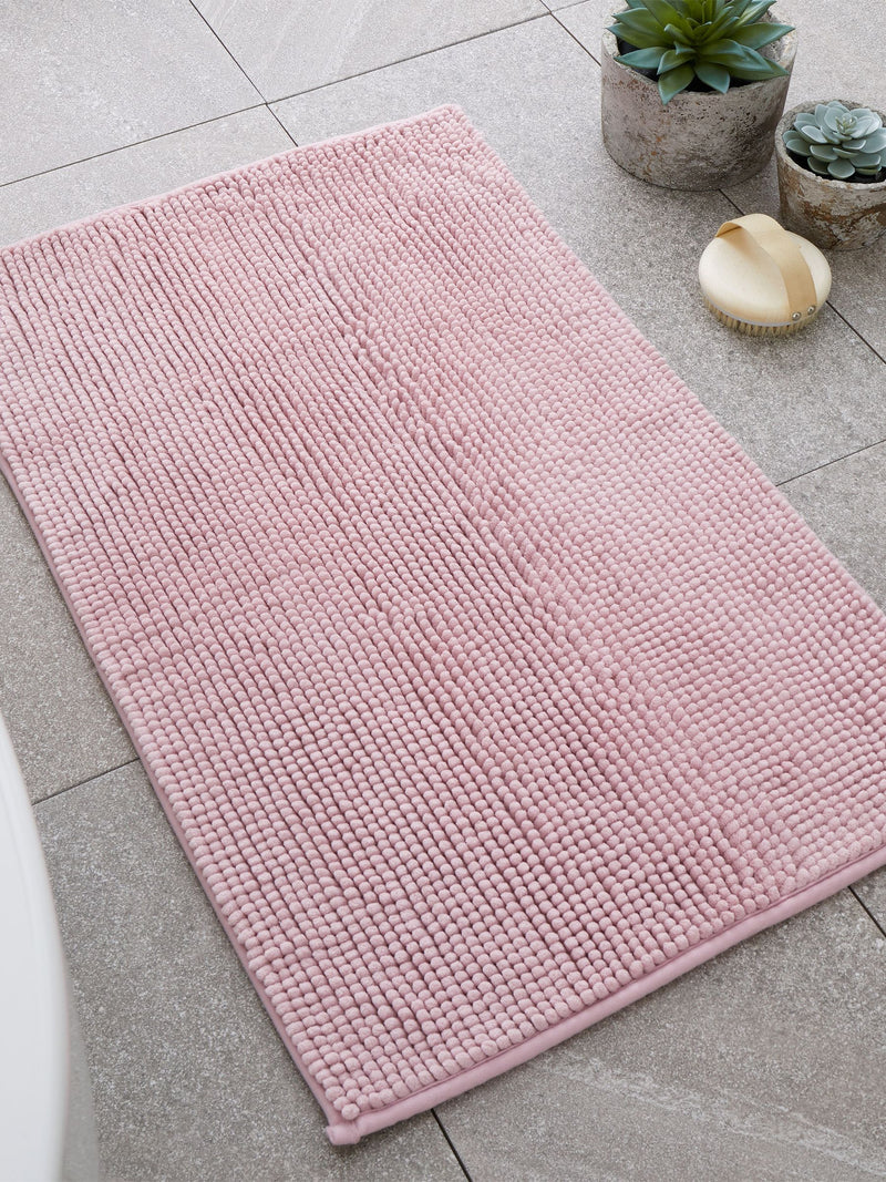 Catherine Lansfield Ochre Bobble Bath Mat 50x80 cm