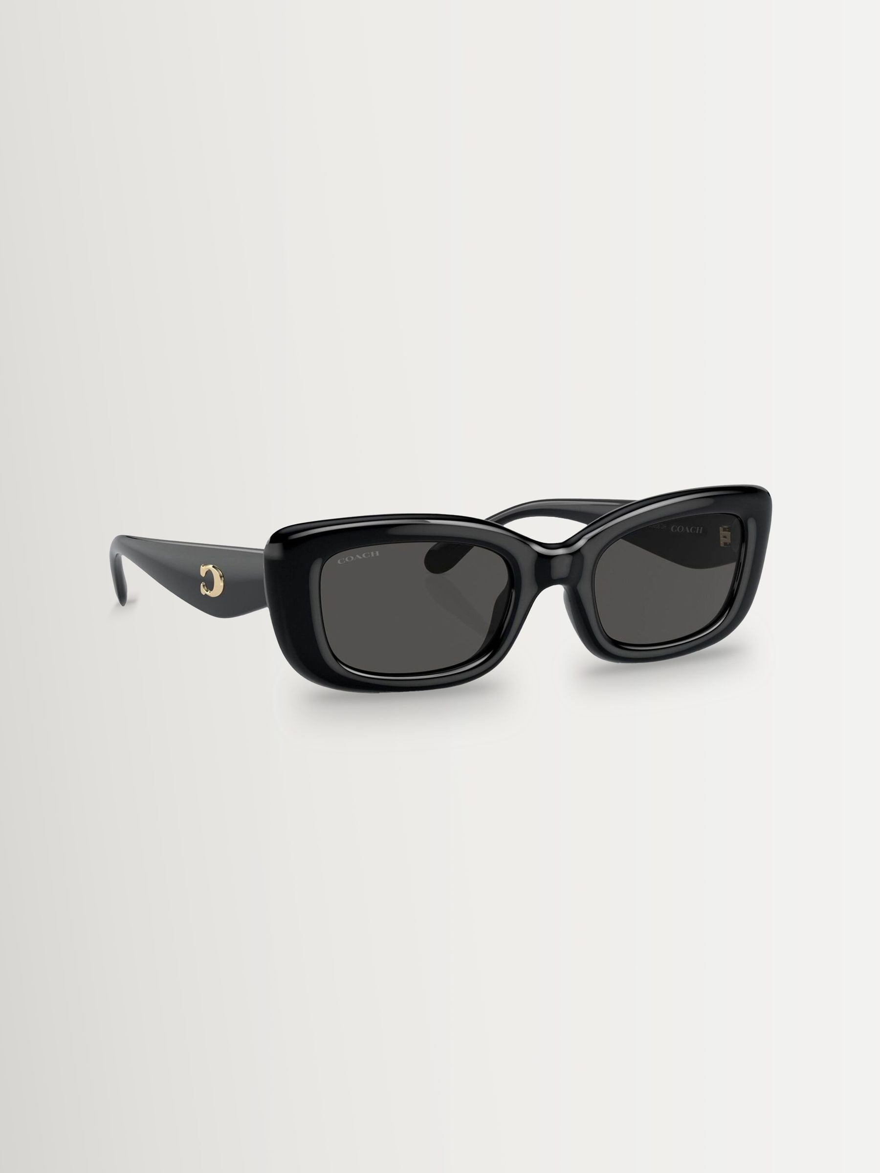 COACH black rectangle sunglasses, UK version