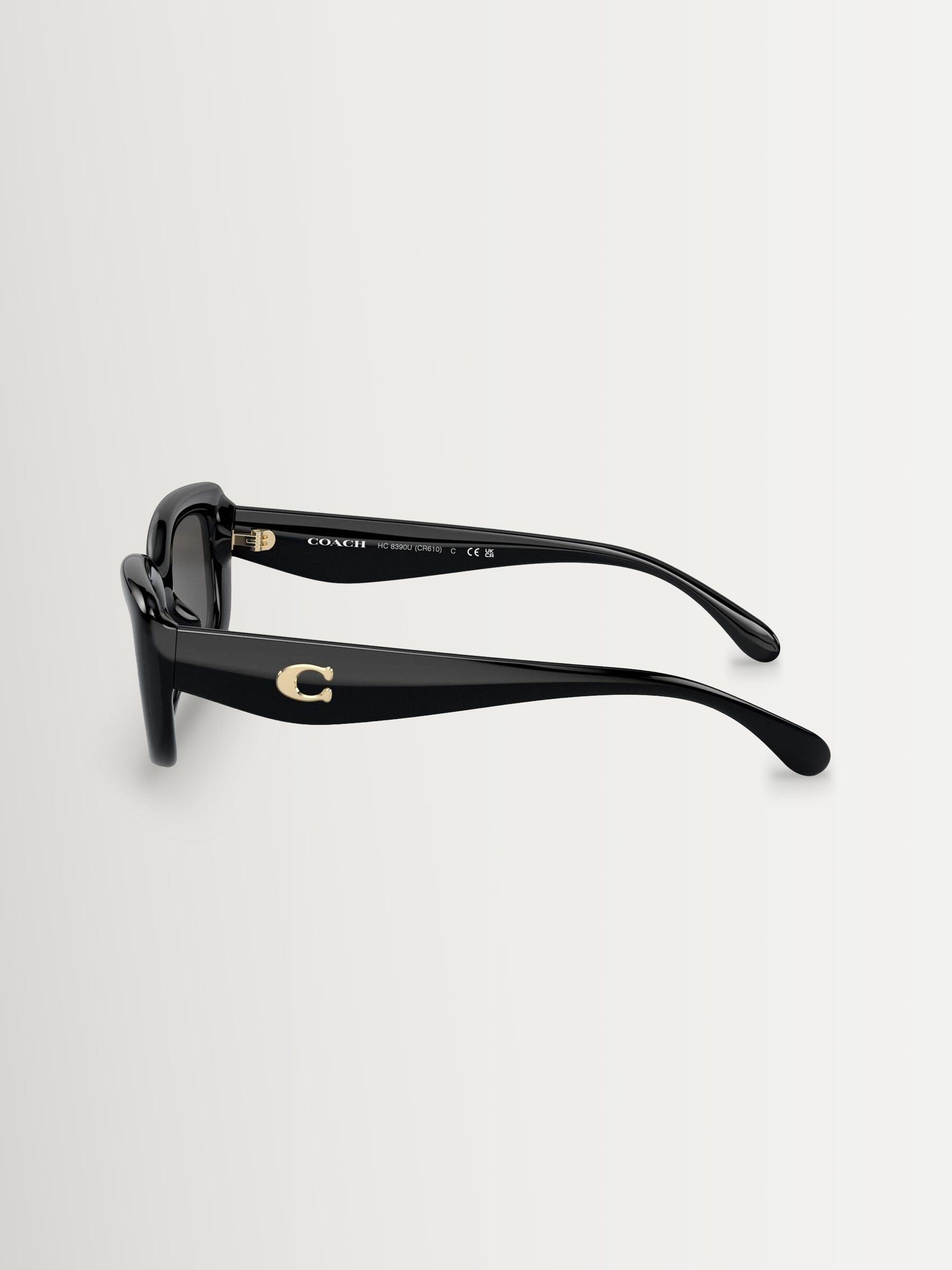 COACH black rectangle sunglasses, UK version