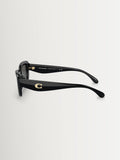 COACH black rectangle sunglasses, UK version