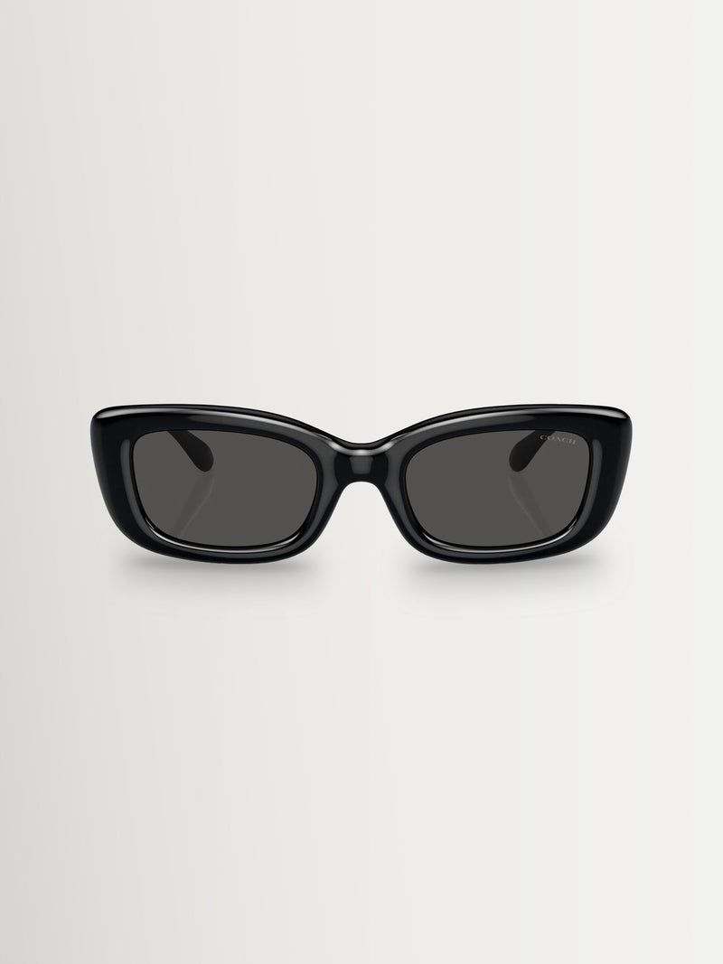 COACH black rectangle sunglasses, UK version