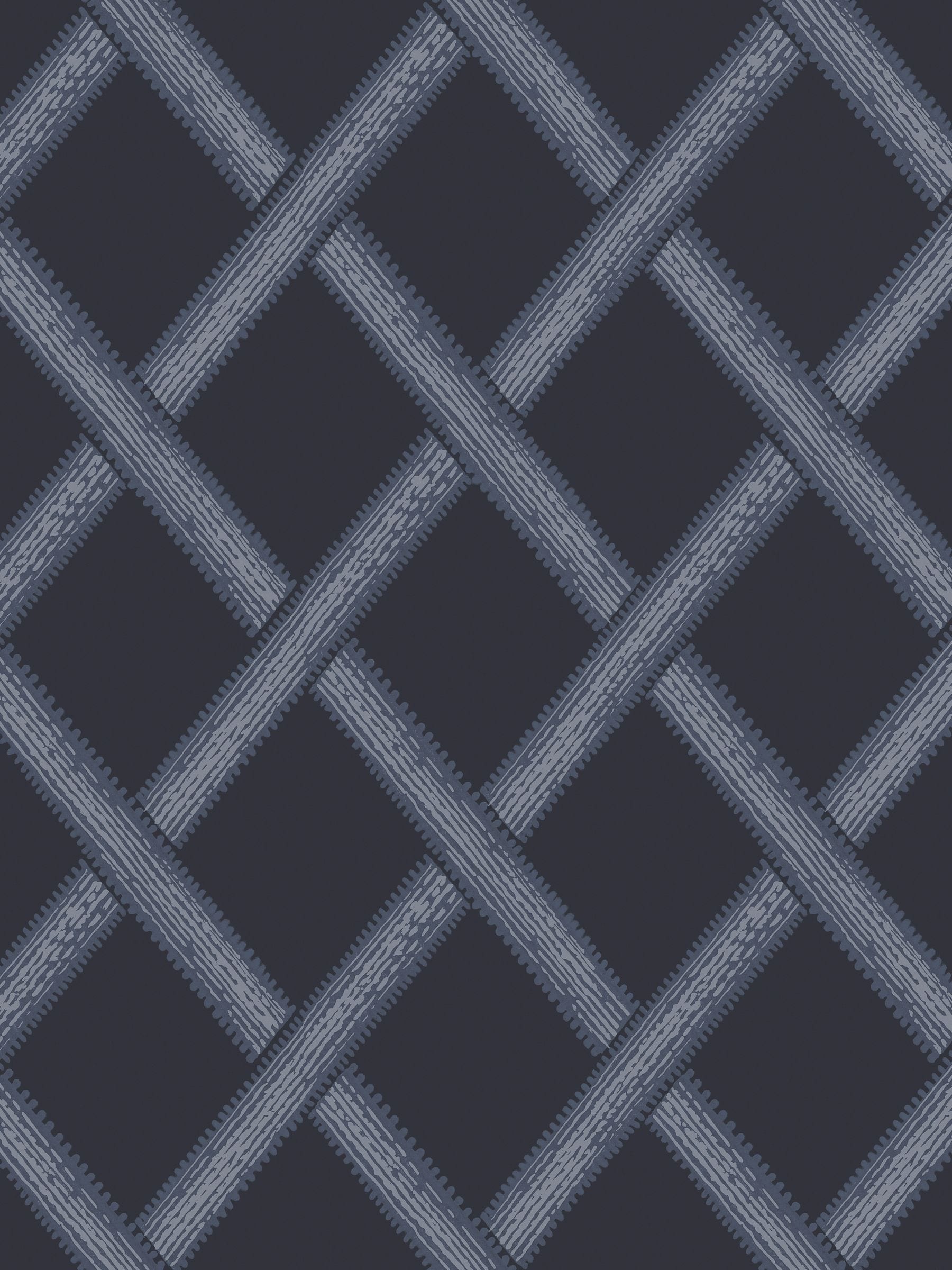 Graham & Brown Greenskeeper Geo wallpaper sample navy - British product