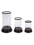 Laura Ashley Cleverton Hurricane Candle Holder Dark Bronze, UK version
