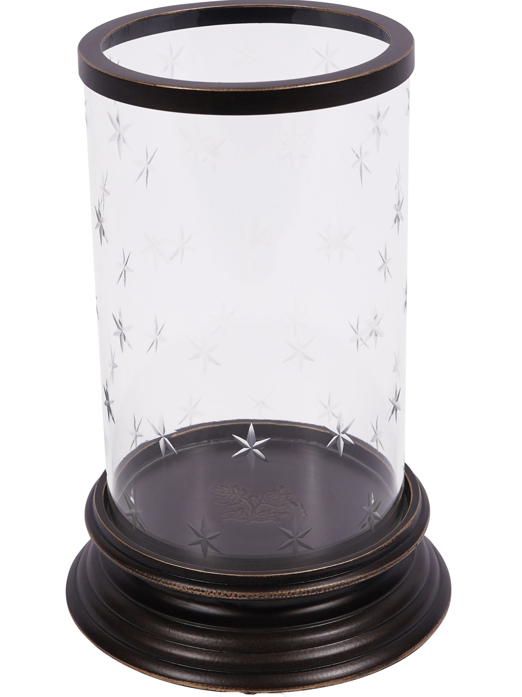 Laura Ashley Cleverton Hurricane Candle Holder Dark Bronze, UK version