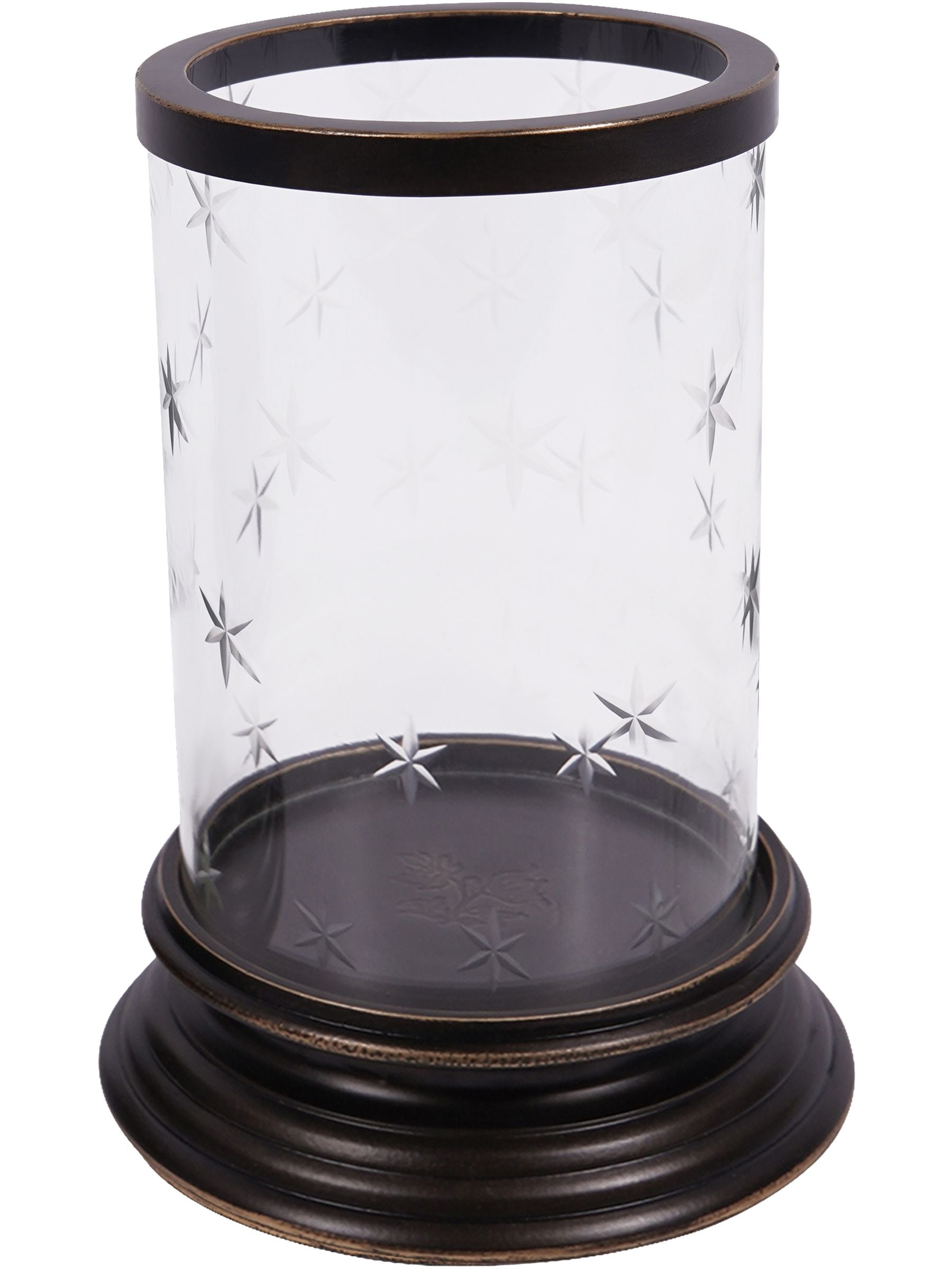 Laura Ashley Cleverton Hurricane Candle Holder Dark Bronze, UK version