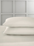 Bianca Set of 2 Blue 400 Thread Count Cotton Sateen Pillowcases