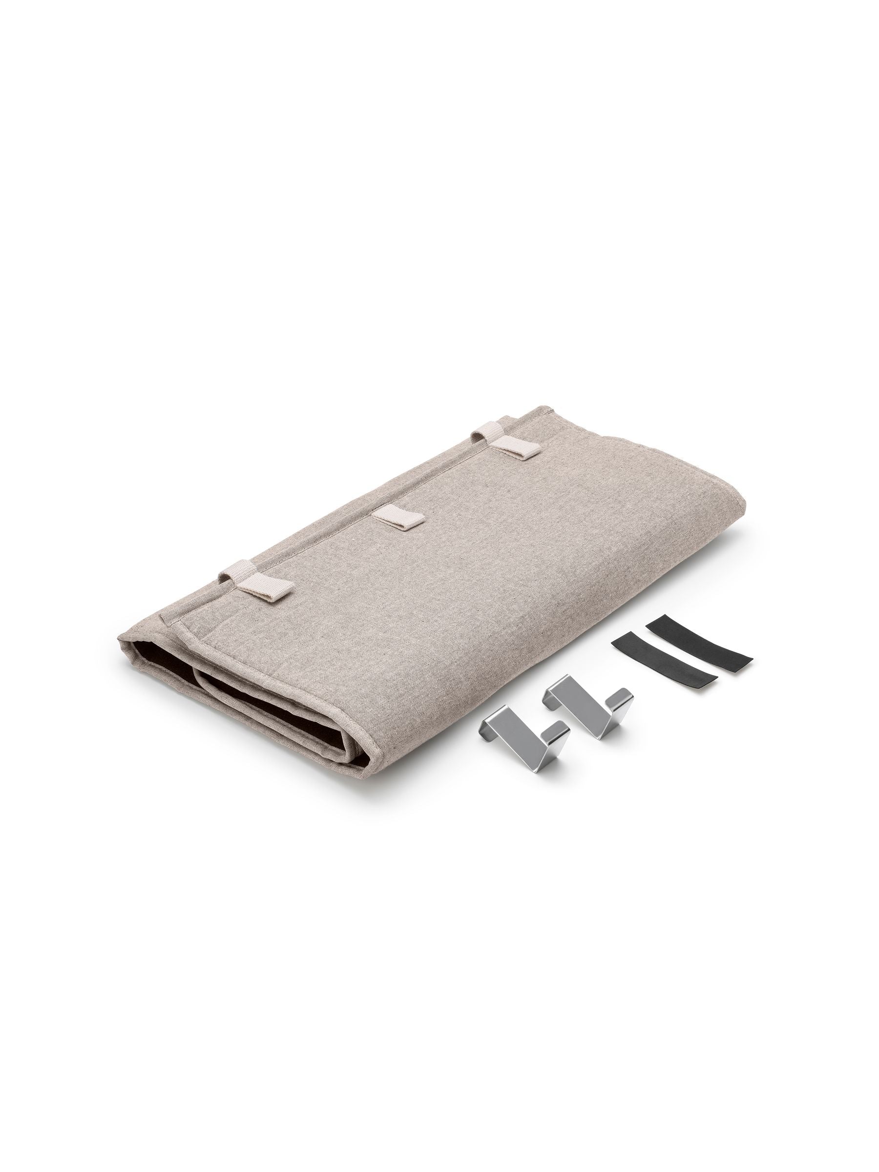 Brabantia grey door steam blanket 50x100cm - British product