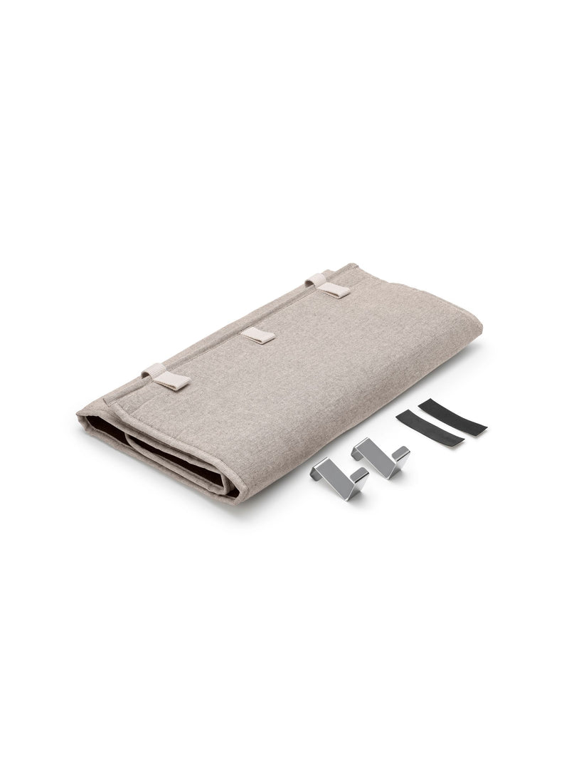 Brabantia grey door steam blanket 50x100cm - British product