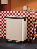 MADE.COM Terracotta 2 Section 60 Litre Recycling and Waste Colter Bin