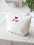 No Ordinary Gift personalised felt accessory pouch 18x19x9cm, imported from the UK