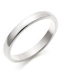 Beaverbrooks 9ct White Gold Court Wedding Ring