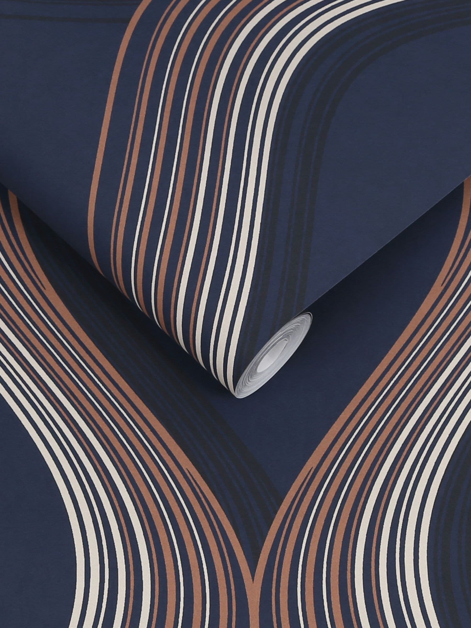 Graham & Brown Blue Euphoria wallpaper sample (British brand)