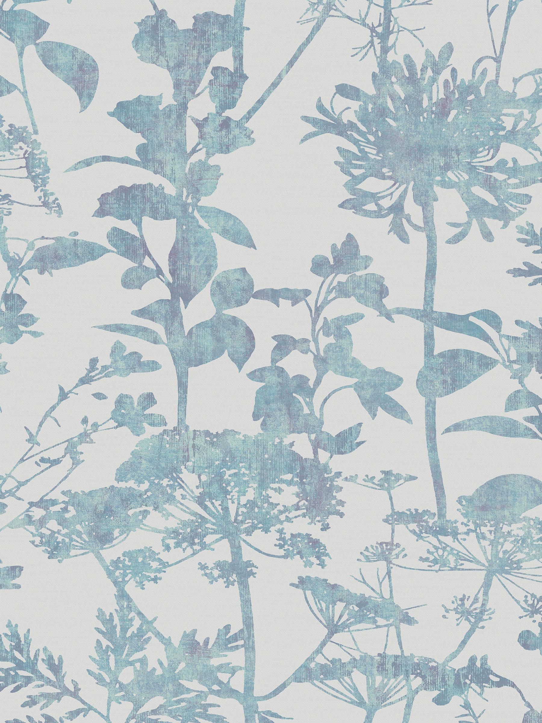 Graham & Brown Blue Esther Breathe wallpaper sample - British product