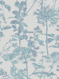 Graham & Brown Blue Esther Breathe wallpaper sample - British product