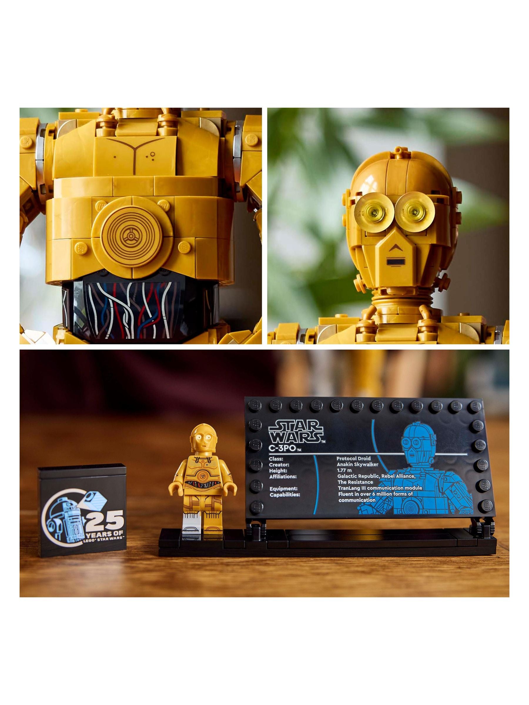LEGO Star Wars C-3PO building set 1138 pieces, imported from the UK