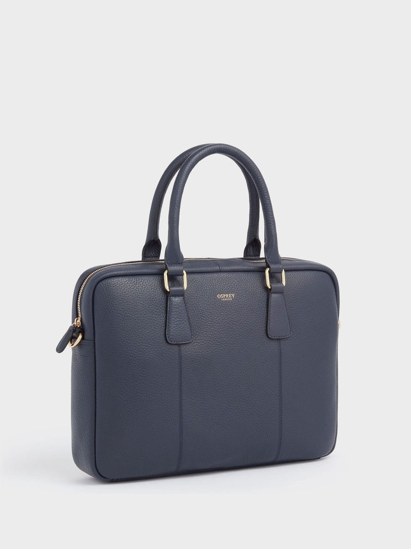 Osprey London The Adaline laptop bag in blue (British brand)