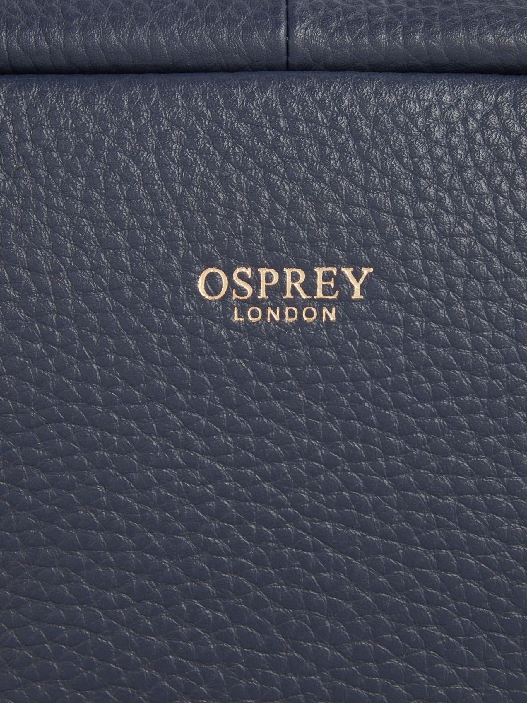 Osprey London The Adaline laptop bag in blue (British brand)