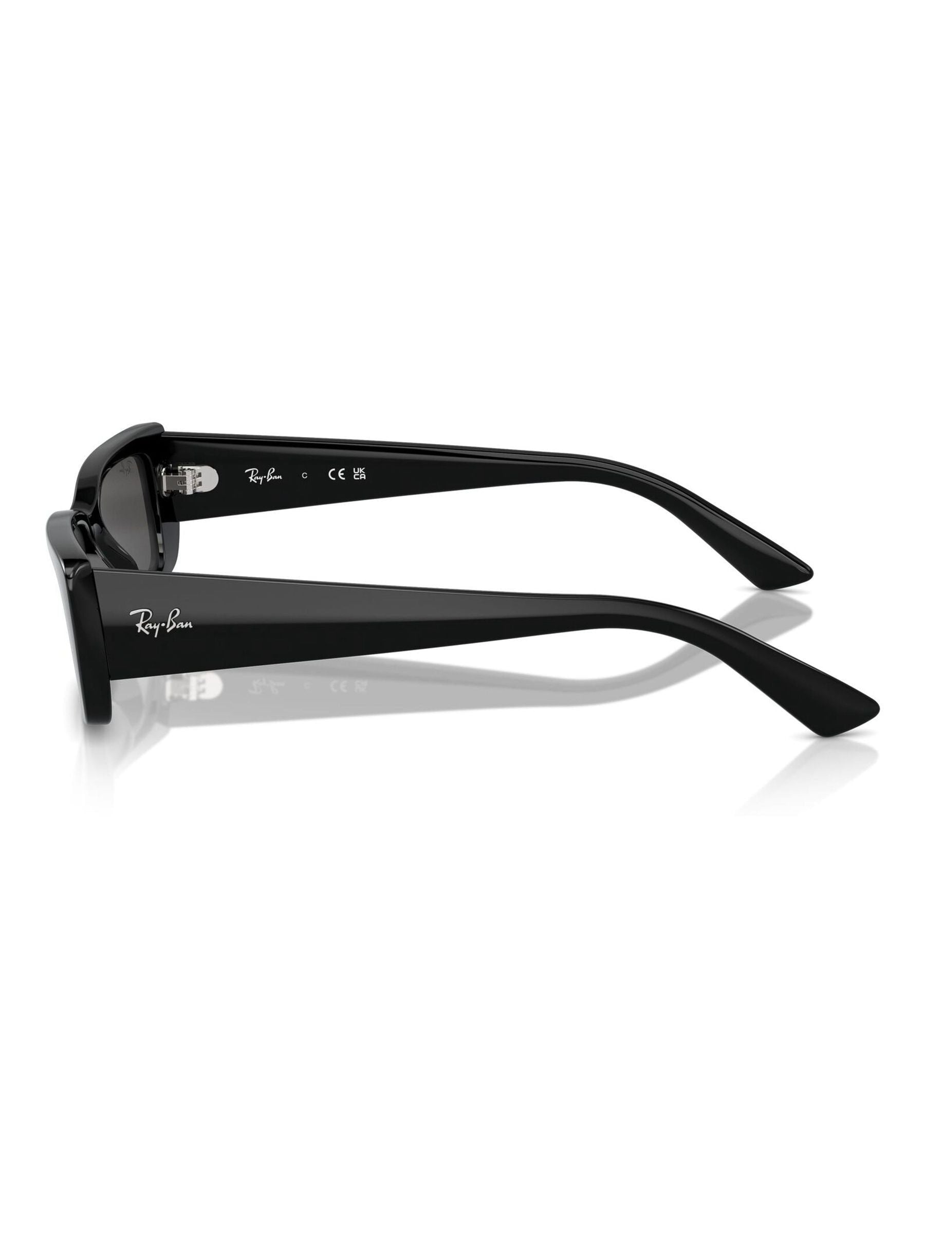 Ray-Ban Black Teru RB4425 rectangle sunglasses - British product