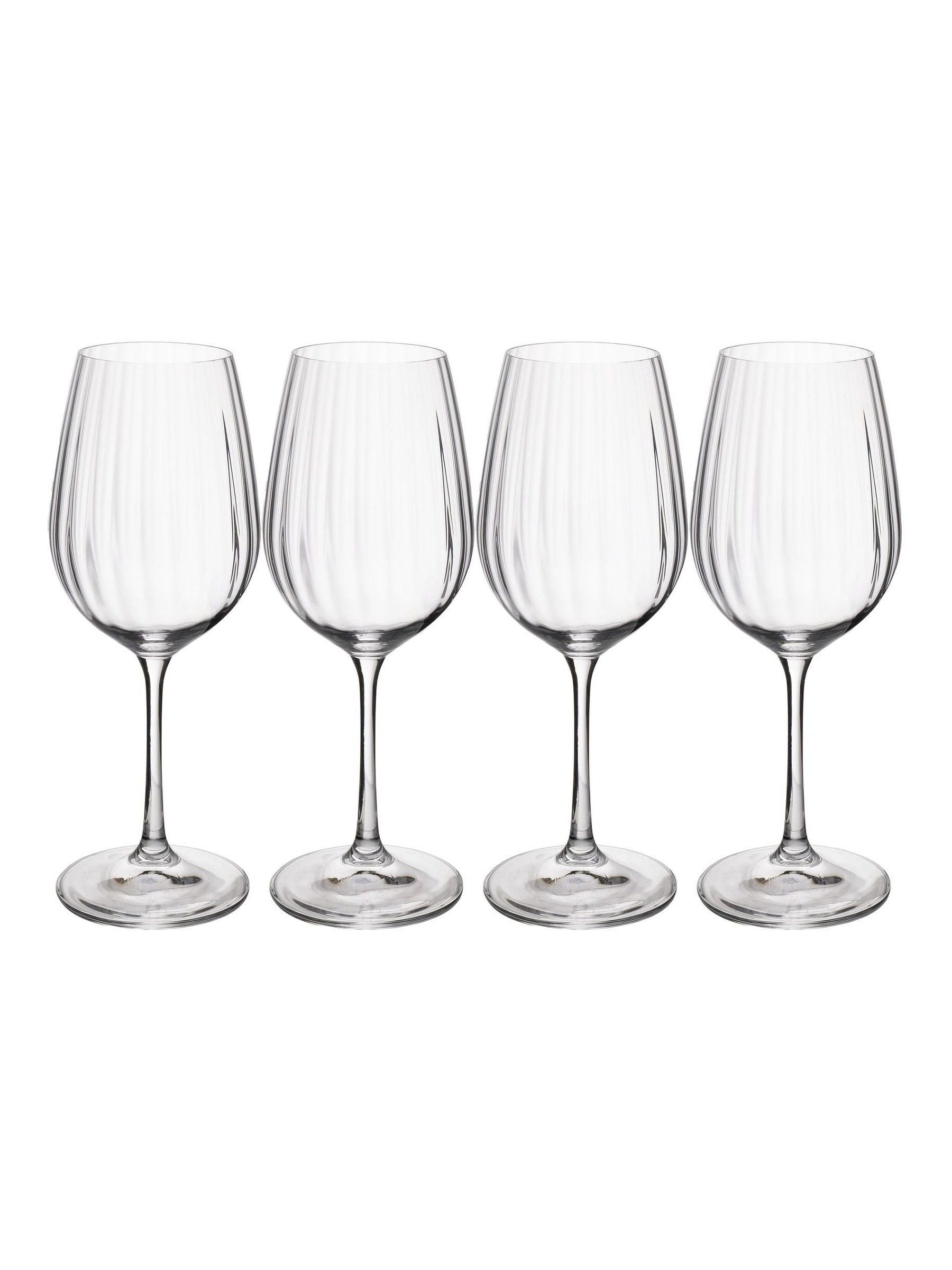 Mikasa Treviso crystal wine glasses set of 4 350ml, imported from the UK