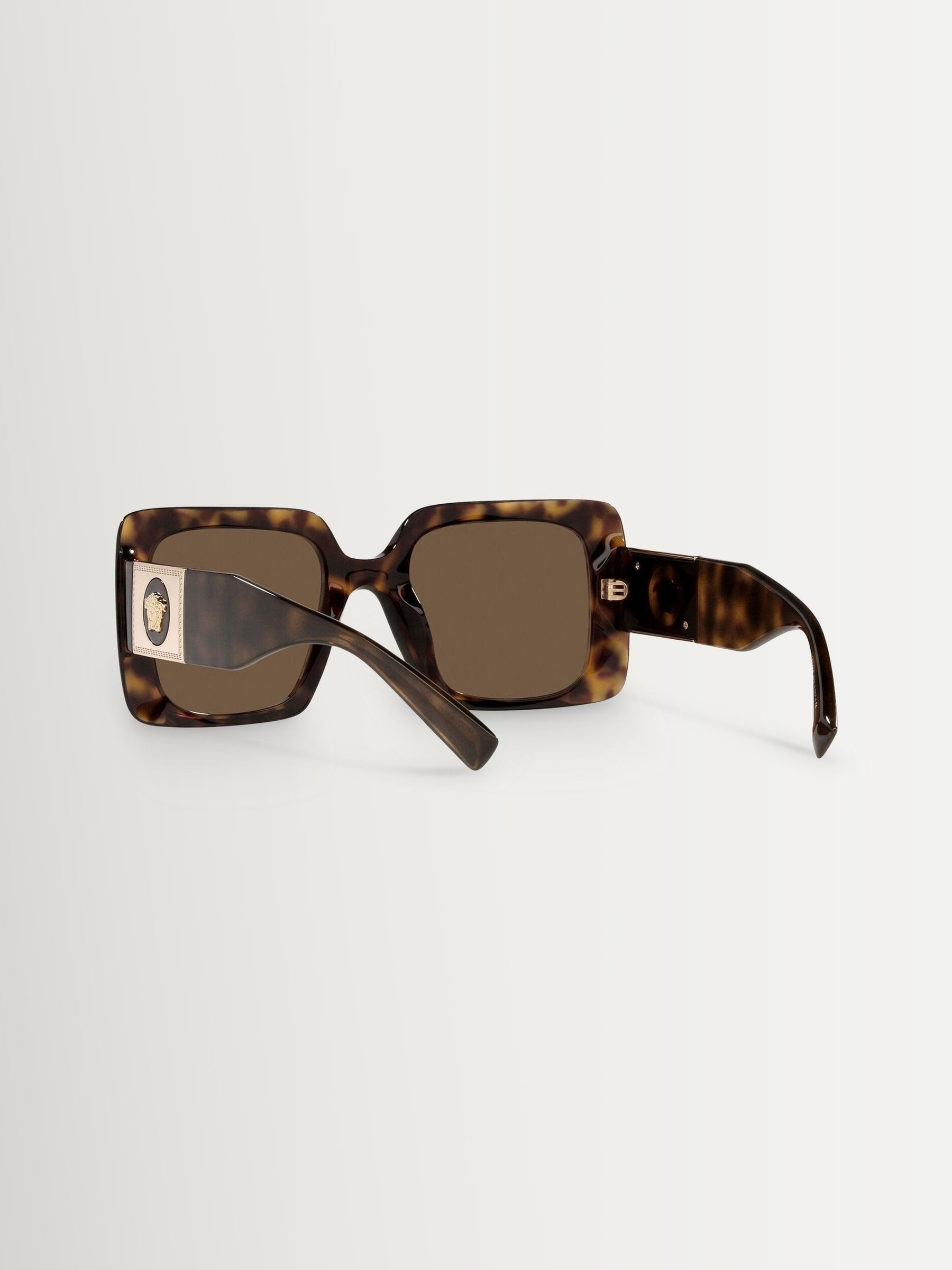 Versace Ve4405 rectangle brown sunglasses, UK version