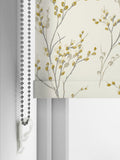 Laura Ashley Ochre Yellow Pussy Willow roller blind - British product