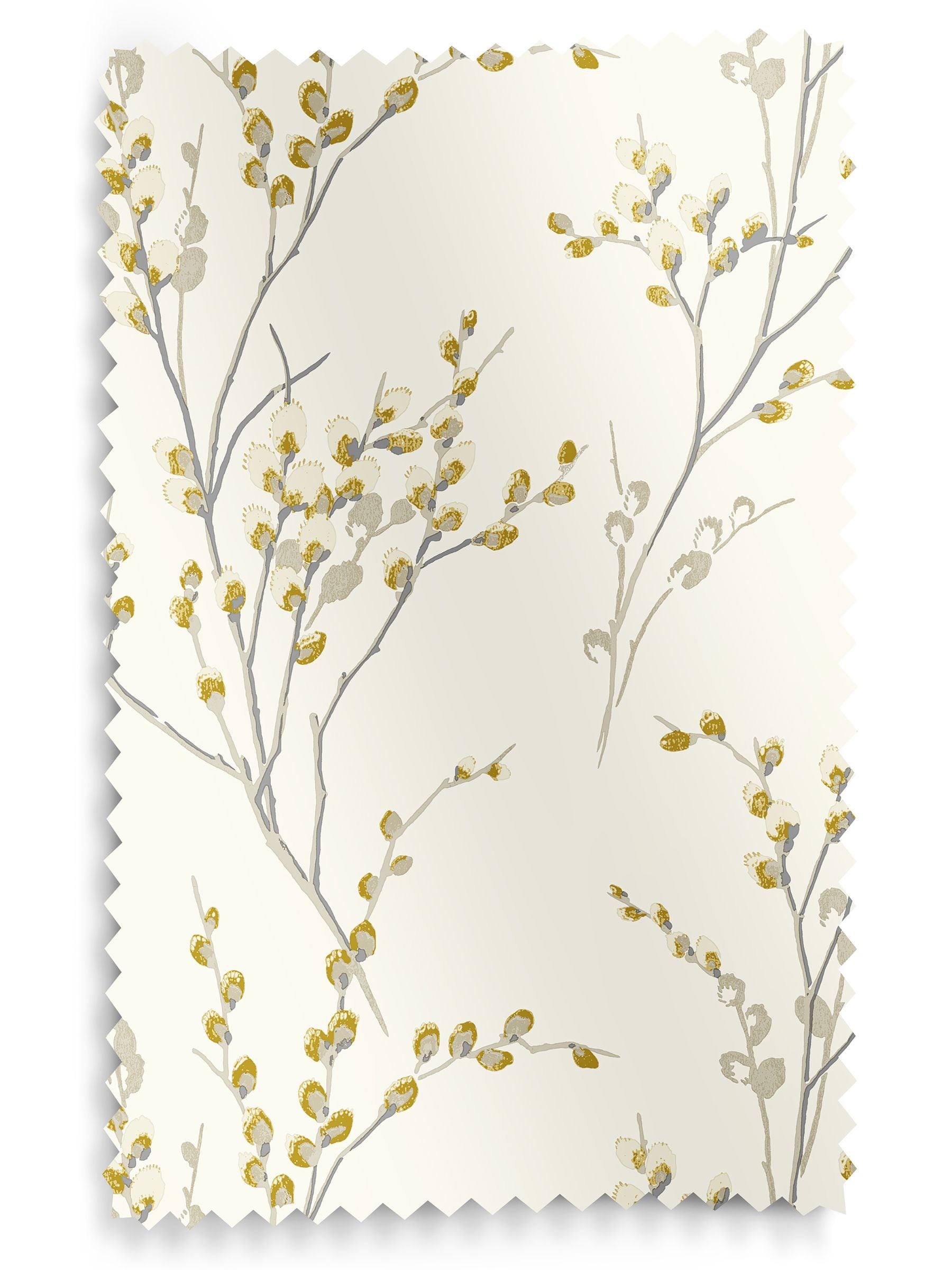 Laura Ashley Ochre Yellow Pussy Willow roller blind - British product