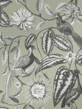 Graham & Brown green Amhersts Garden wallpaper sample, UK version