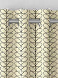 Orla Kiely Black Linear Stem made to measure curtains (British brand)