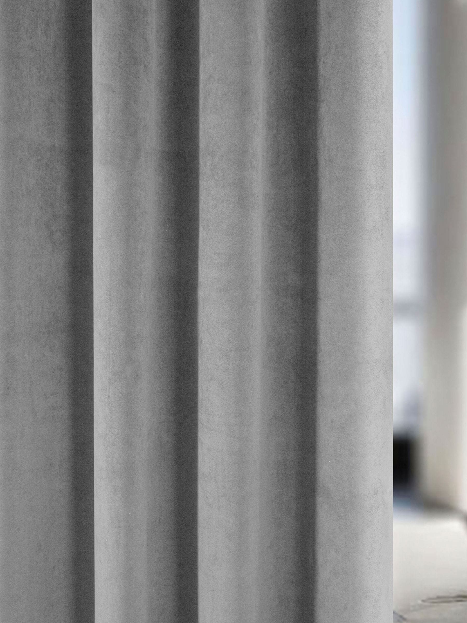 Enhanced Living grey thermal blackout curtain 229x183cm, imported from the UK
