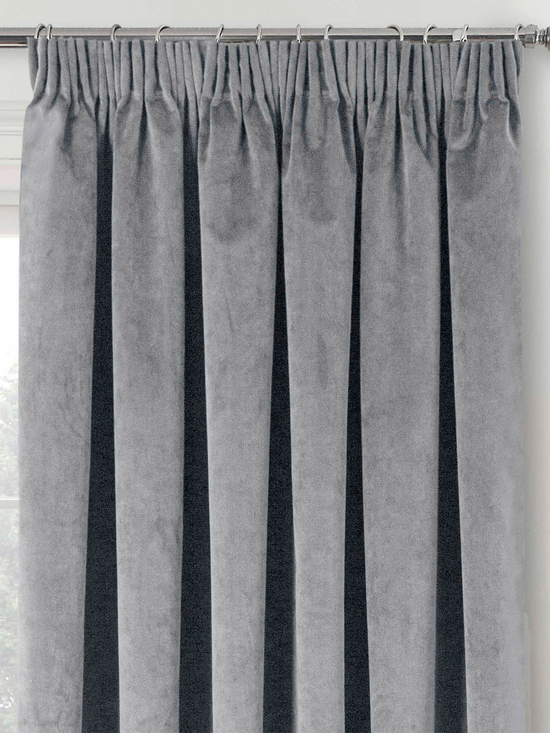 Enhanced Living grey thermal blackout curtain 229x183cm, imported from the UK