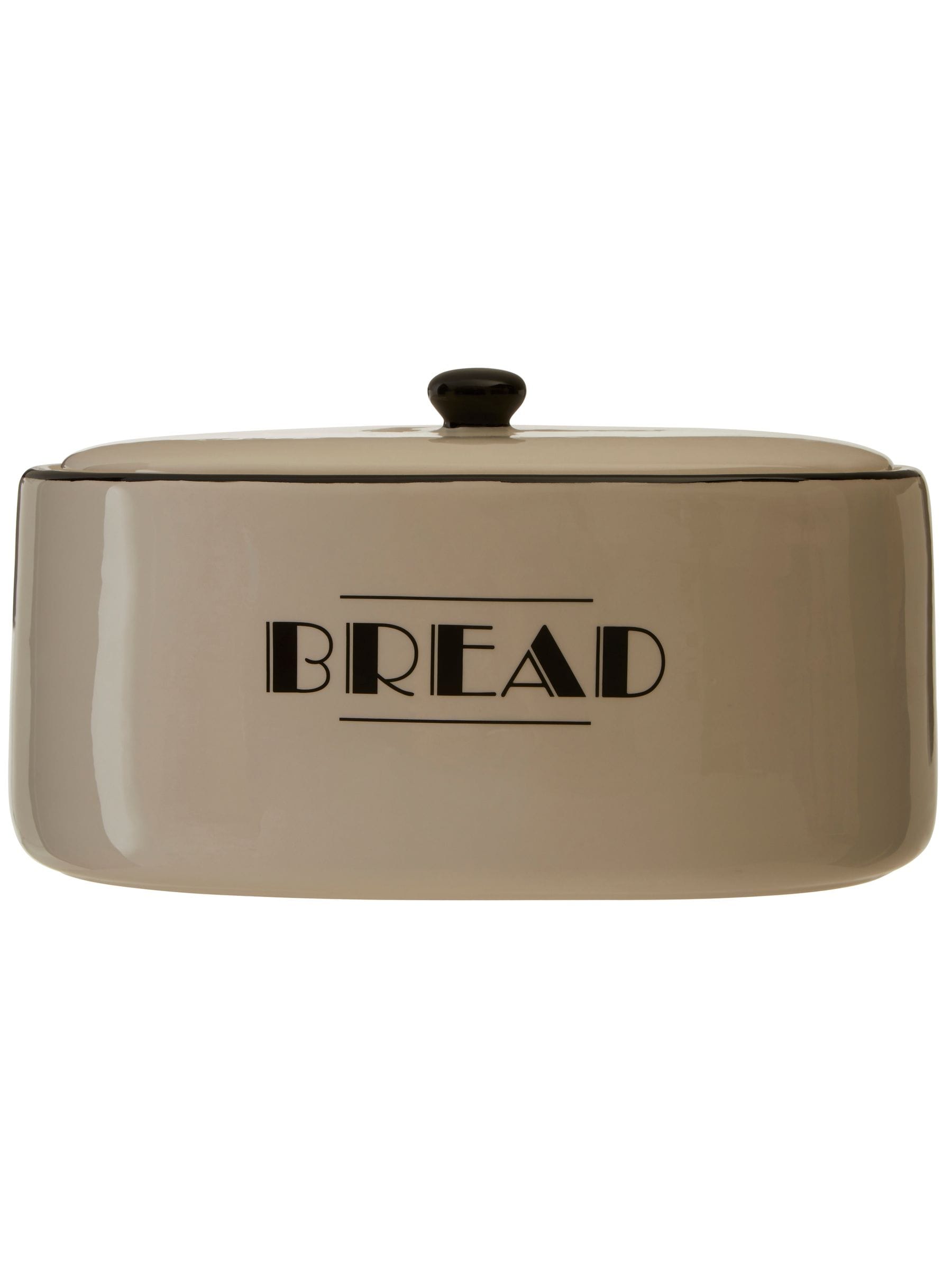 Premier white Broadway ceramic bread bin 18x33x23cm, imported from the UK