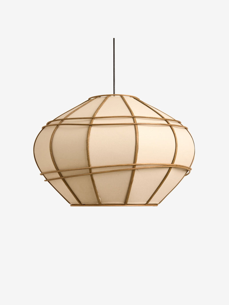 MADE.COM cream Judah pendant light 56cm - British product