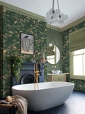 Graham & Brown Palm Flower Press wallpaper sample A4, UK version