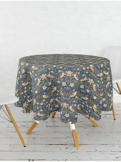 Next William Morris Gallery Blau Erdbeerdieb Baumwoll-Tischdecke 132x178cm- Online kaufen bei McGrocer