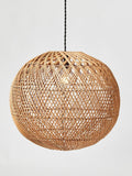 Oliver Bonas natural rattan woven lamp shade 40cm, UK version